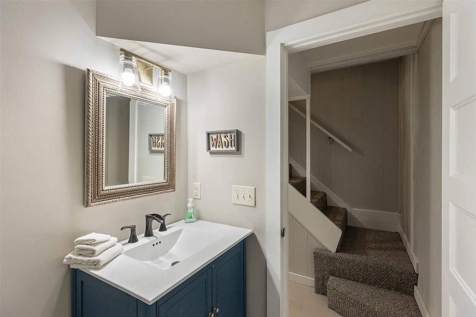 Cleaned bathroom